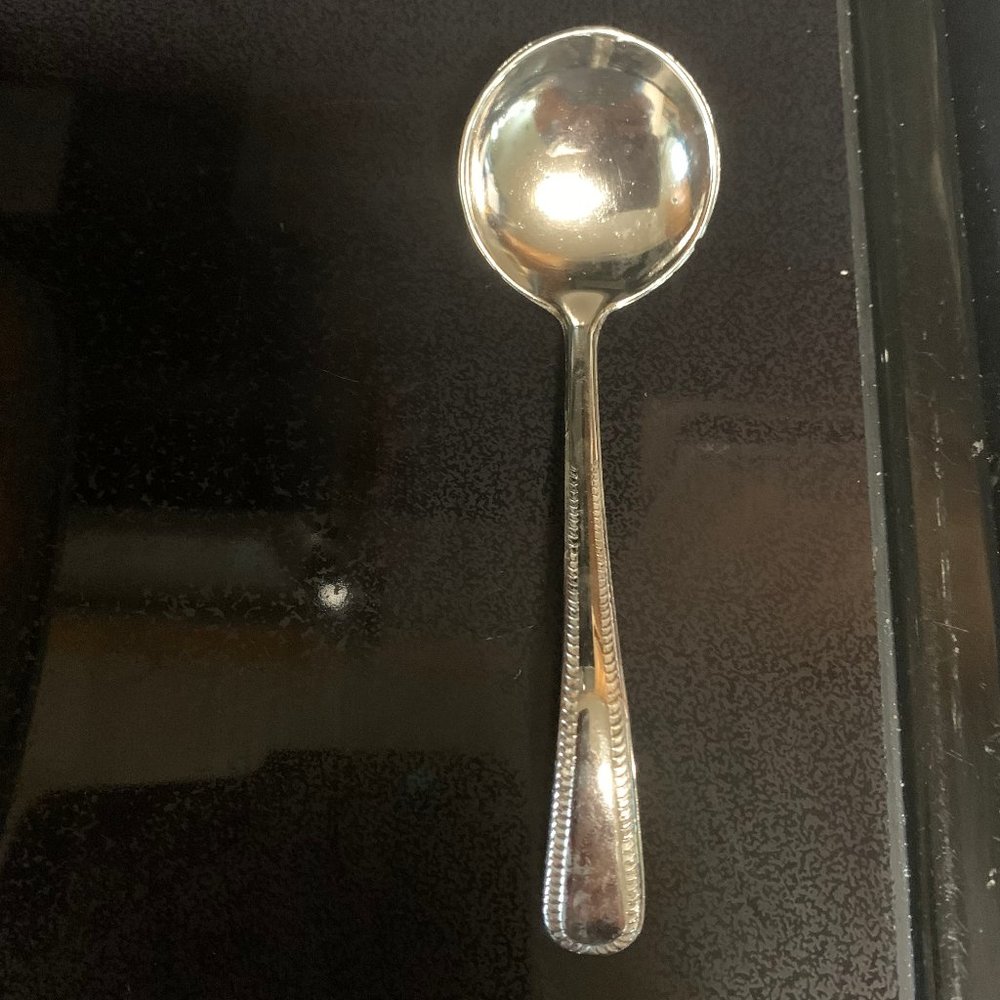 VTG SILVER PLATED ITALY SAUCE LADLE